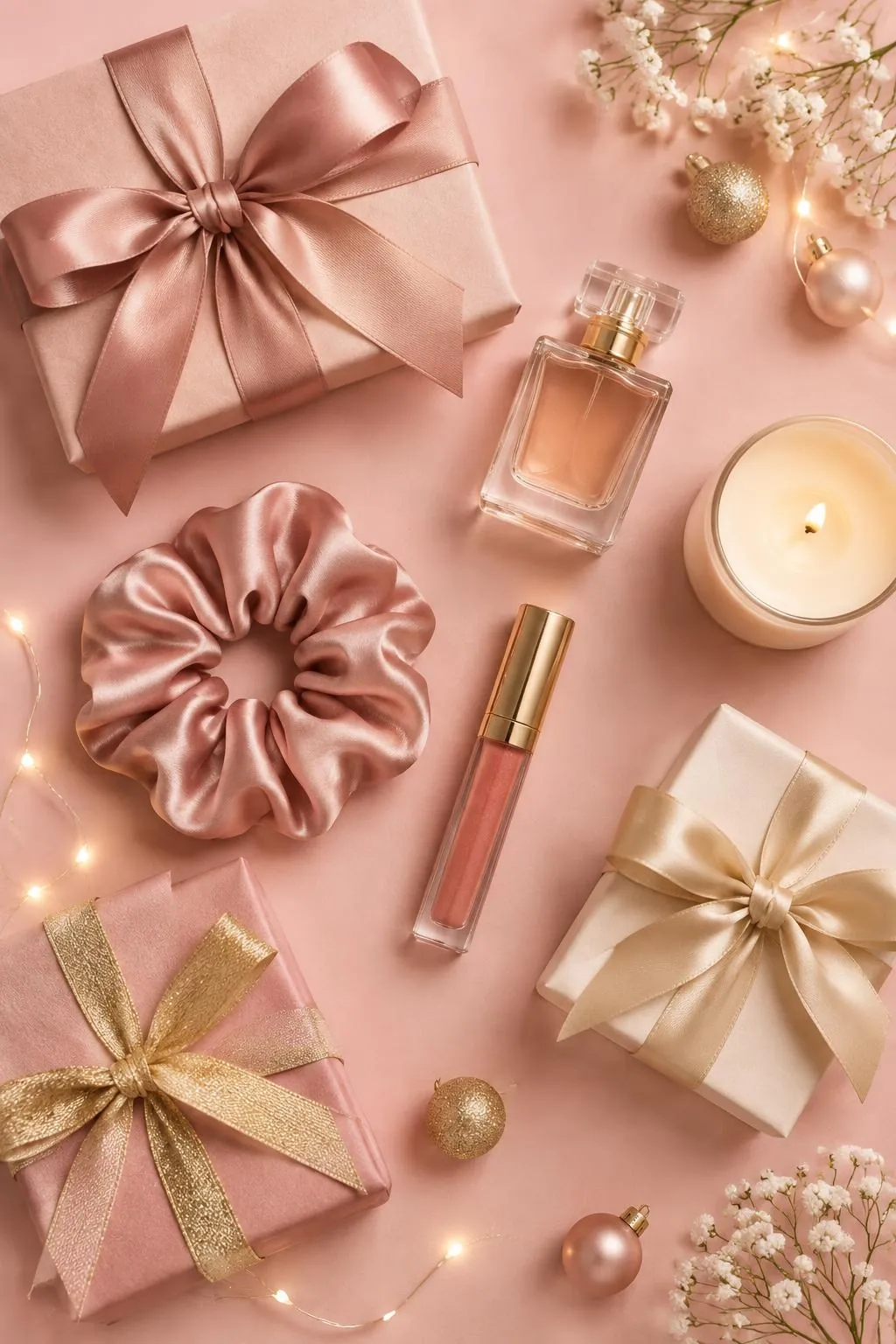 Beautifully wrapped Christmas gifts
